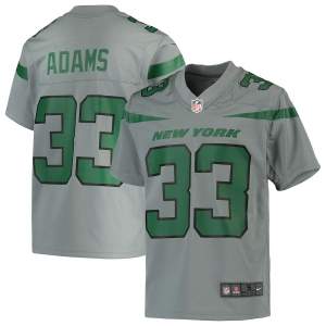 Youth Jamal Adams Gray Inverted Player Limited Team Jersey