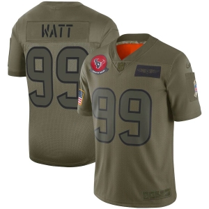 Youth J.J. Watt Olive 2019 Salute to Service Player Limited Team Jersey