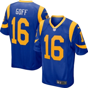 Men's Jared Goff Royal Player Limited Team Jersey