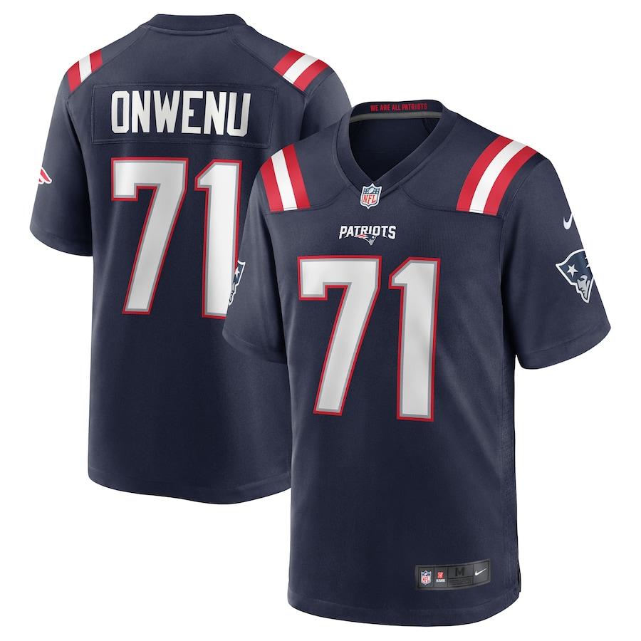 Men's Mike Onwenu Navy Player Limited Team Jersey