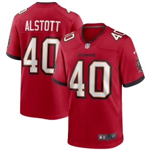 Men's Mike Alstott Red Retired Player Limited Team Jersey