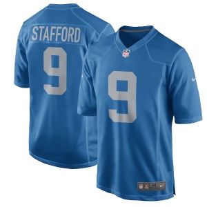 Youth Matthew Stafford Blue 2017 Throwback Player Limited Team Jersey