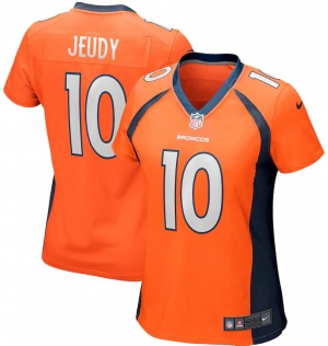 Women's Jerry Jeudy Orange Player Limited Team Jersey