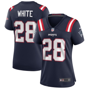 Women's James White Navy Player Limited Team Jersey