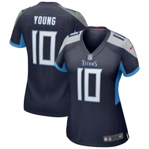 Women's Vince Young Navy Retired Player Limited Team Jersey