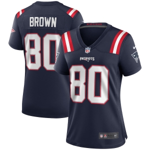 Women's Troy Brown Navy Retired Player Limited Team Jersey