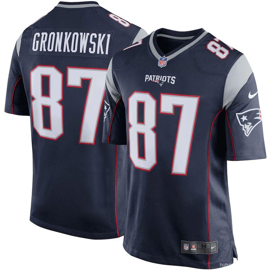 Youth Rob Gronkowski Navy Blue Player Limited Team Jersey