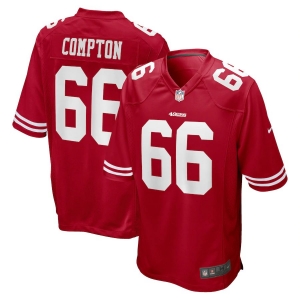 Men's Tom Compton Scarlet Player Limited Team Jersey