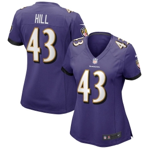 Women's Justice Hill Purple Player Limited Team Jersey