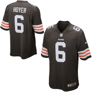 Men's Historic Logo Brian Hoyer Brown Football Player Limited Team Jersey