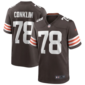 Men's Jack Conklin Brown Player Limited Team Jersey