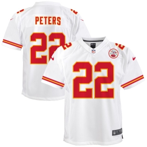 Youth Marcus Peters White Player Limited Team Jersey