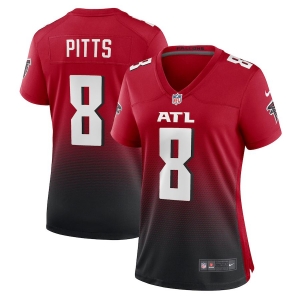Women's Kyle Pitts Red 2021 Draft First Round Pick Alternate Player Limited Team Jersey