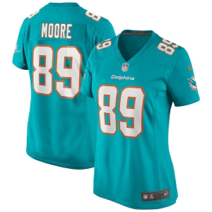 Women's Nat Moore Aqua Retired Player Limited Team Jersey