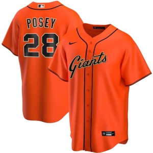 Men's Buster Posey Orange Alternate 2020 Player Team Jersey