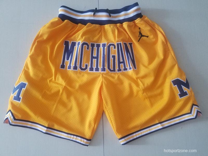 Michigan State College Navy Blue Basketball Shorts