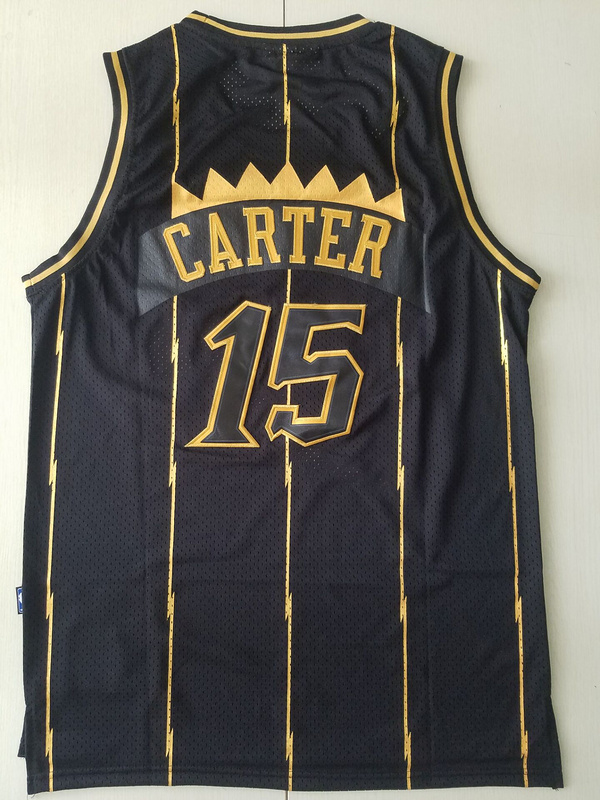 Vince Carter 15 1998-99 Throwback Classics Black Golden Edition Jersey