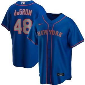 Youth Jacob deGrom Royal Alternate Road 2020 Player Team Jersey