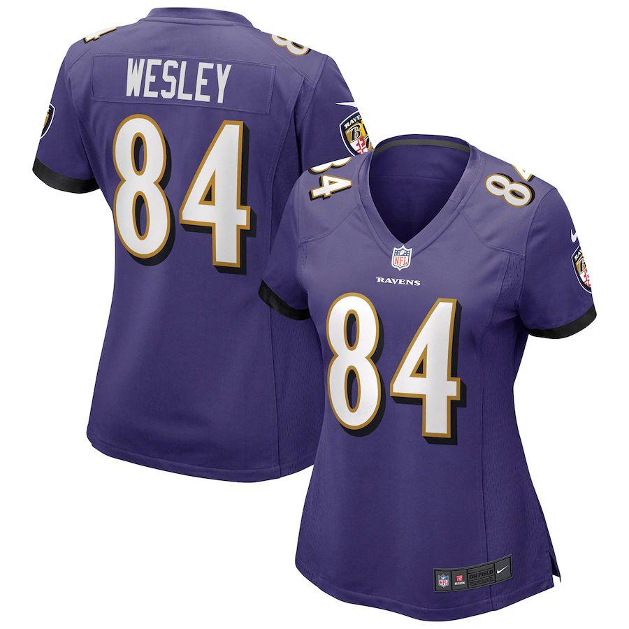 Women's Antoine Wesley Purple Player Limited Team Jersey