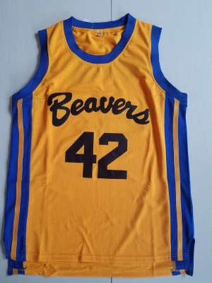 Teen Wolf Scott Howard 42 Beacon Beavers Basketball Jersey