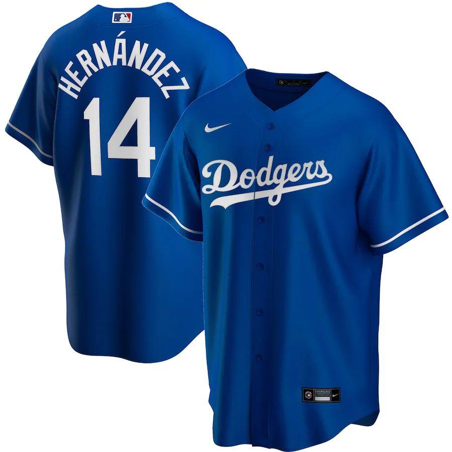 Youth Enrique Hernandez Royal Alternate 2020 Player Team Jersey