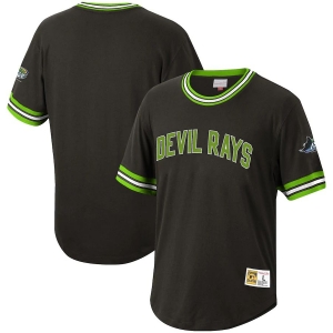 Men's Black Cooperstown Collection Wild Pitch Throwback Jersey