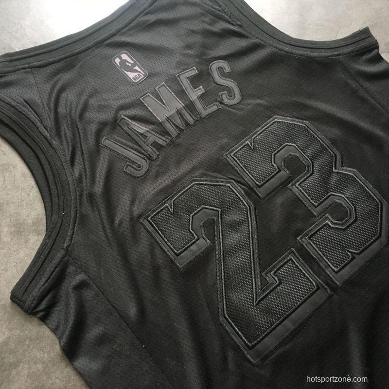 Men's LeBron James Gray Retro Classic Team Jersey