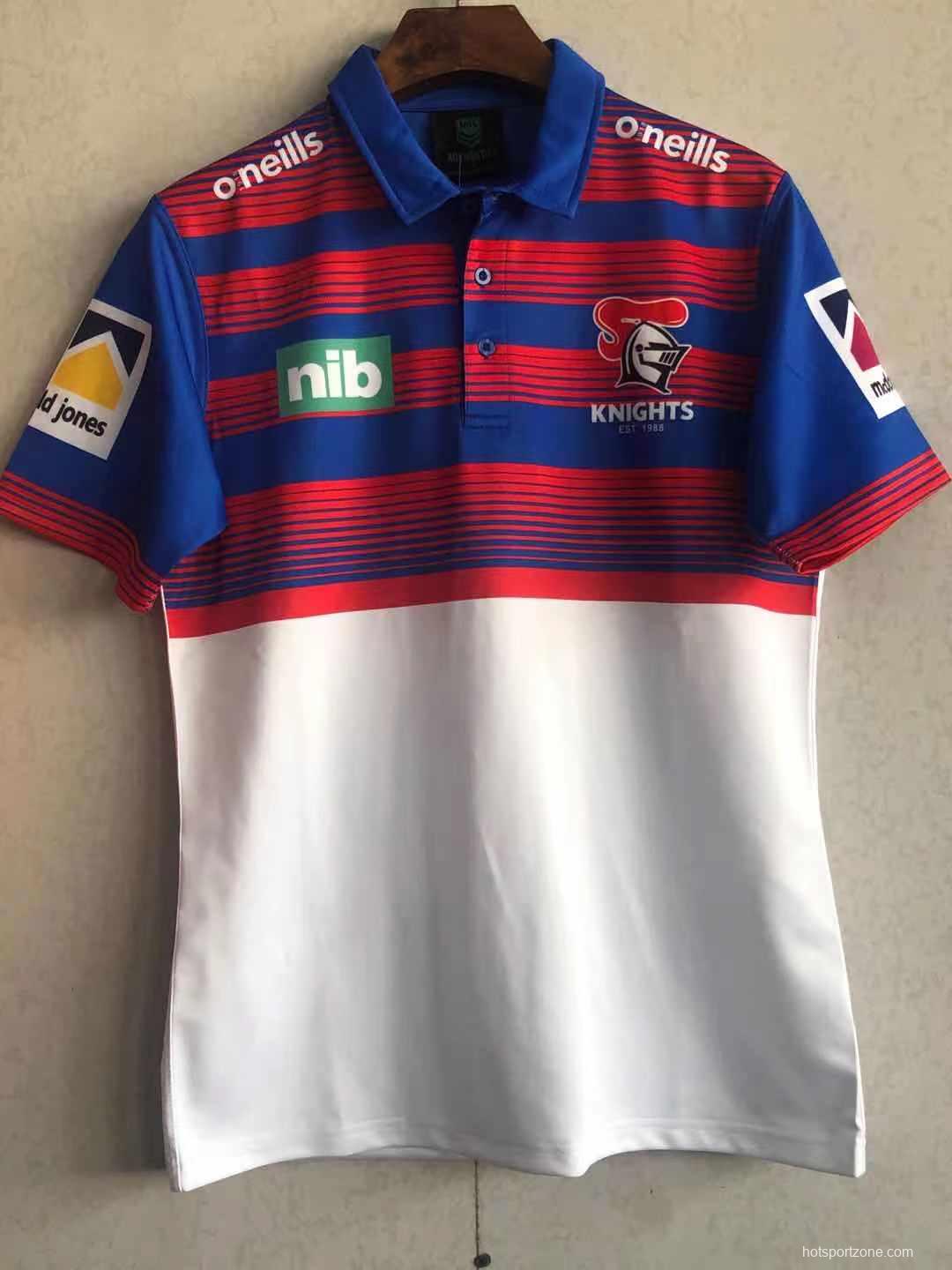 Newcastle Knights 2021 Men's Training Rugby Polo