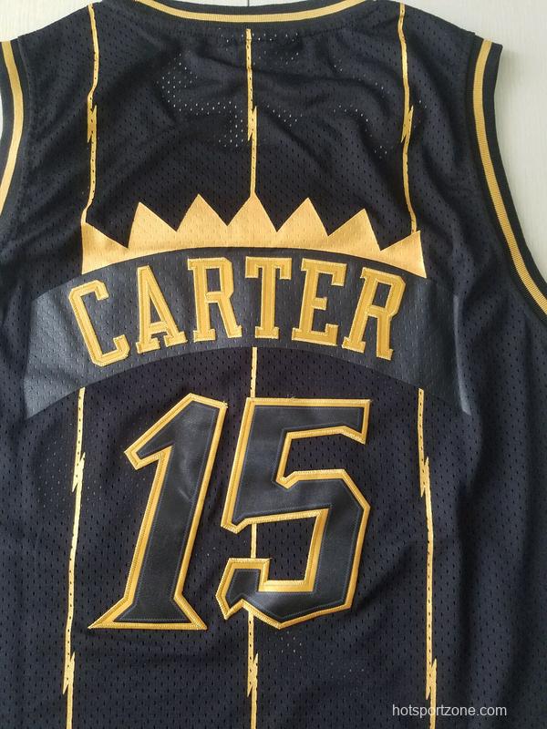 Vince Carter 15 1998-99 Throwback Classics Black Golden Edition Jersey
