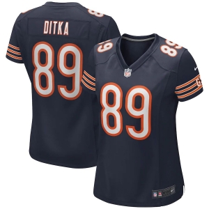 Women's Mike Ditka Navy Retired Player Limited Team Jersey