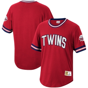 Men's Red Cooperstown Collection Wild Pitch Throwback Jersey