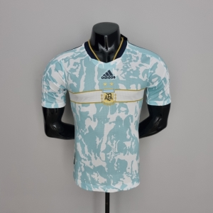 2022 Argentina Player Version Classic Soccer Jersey