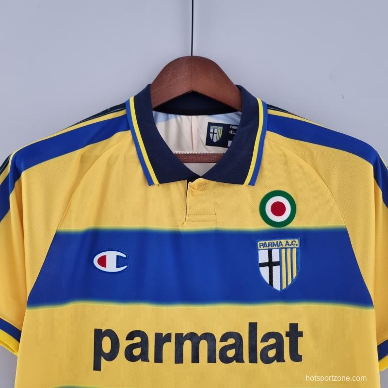 Retro Parma 99/00 Home Soccer Jersey