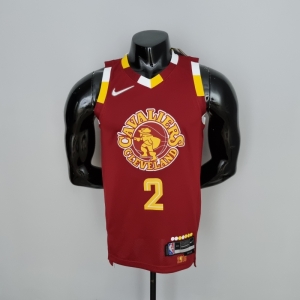 2022 Cleveland Cavaliers Irving#2 Urban Edition Red NBA Jersey