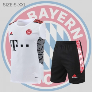 22/23 Bayern Munich Vest Training Jersey Kit White