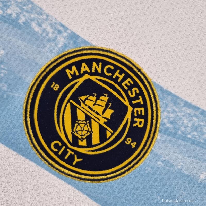 22/23 Manchester City Commemorative White Blue