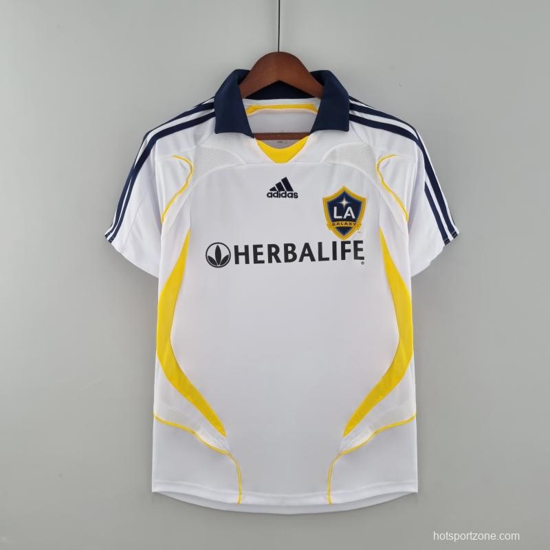 Retro LA Galaxy 2007 HOME  Soccer Jersey