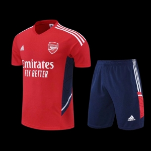 22/23 Arsenal Red Short Sleeve Training Kit: