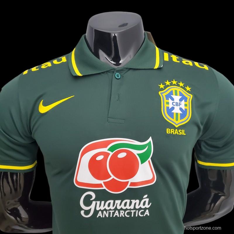 2022 POLO Brazil Pre-match Dark Green