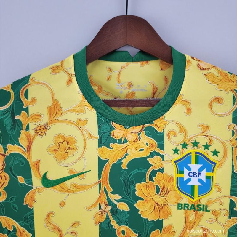 2022 Brazil Special Edition Yellow Green Flower 