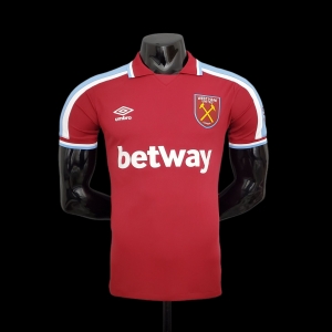 Player Version 21/22 West Ham United Home Soccer Jersey