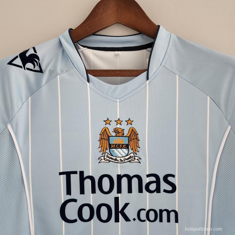 Retro 08/09 Manchester City Home Soccer Jersey