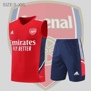 22/23 Arsenal Vest Training Jersey Kit Red