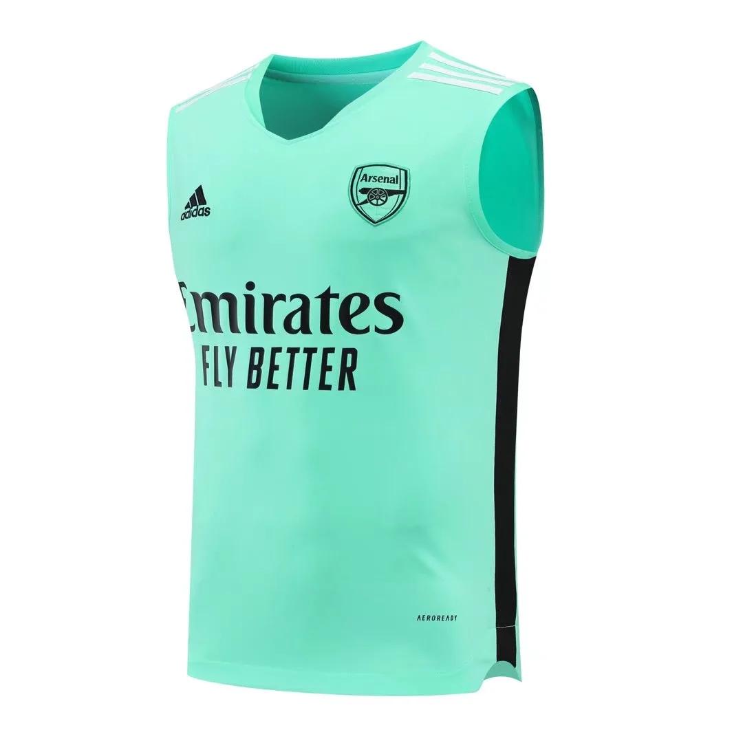 22/23 Arsenal Pre-match Training Jersey Green Vest