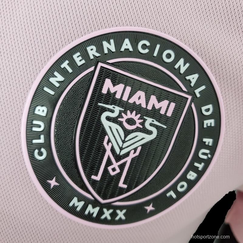 Player Version 22/23 Miami Home Pink Soccer Jersey