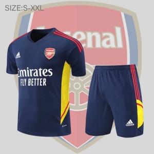 22/23 Arsenal Training Jersey Short Sleeve Kit Royal Blue