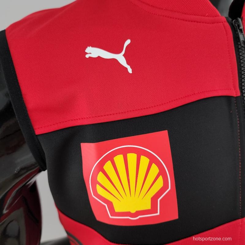 2022 F1 Ferrari Red Vest #0002