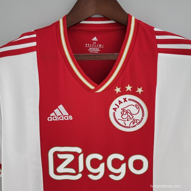 22/23 Ajax Home Soccer Jersey