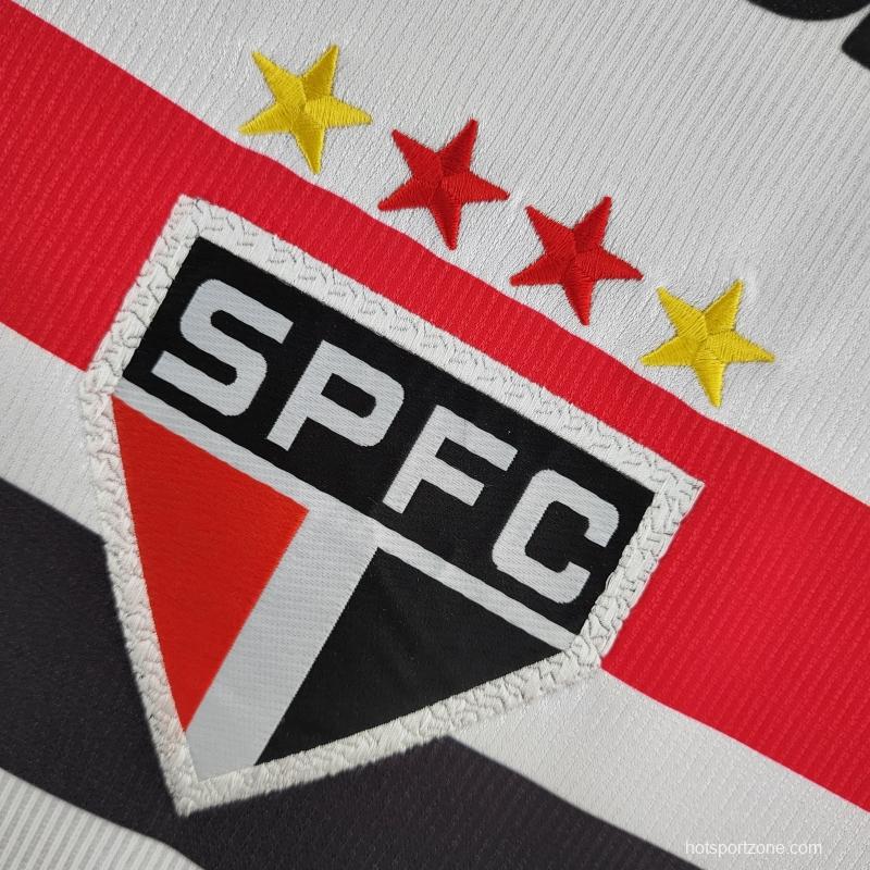 Retro Sao Paulo 1999 Home Soccer Jersey