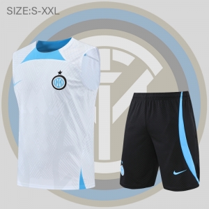 22/23 Inter Milan Vest Training Jersey Kit White